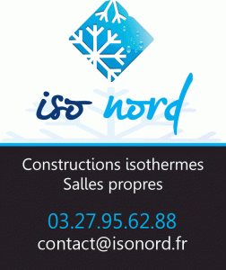 Isonord constructions isothermes salles propres chambres froides cuisines collectives Lille Nord 59